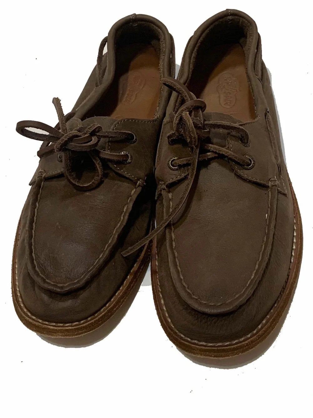 Sperry + colbo Dark Brown Leather Boat Shoes
